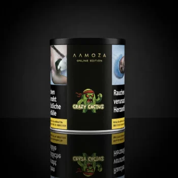 Dose mit der Aufschrift AAMOZA Crazy cactuz
