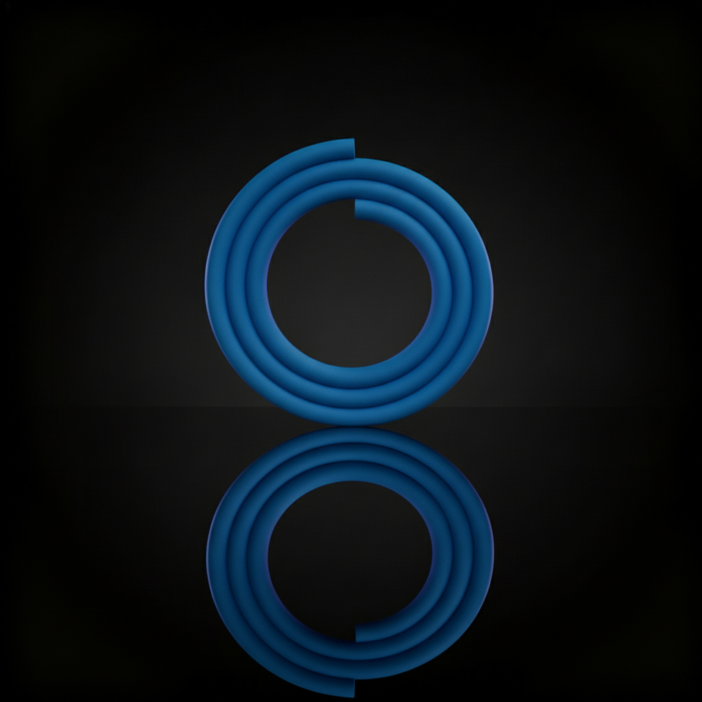 Silikonschlauch Blau