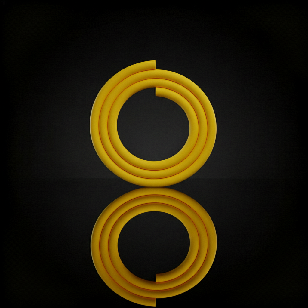 Silikonschlauch Gelb