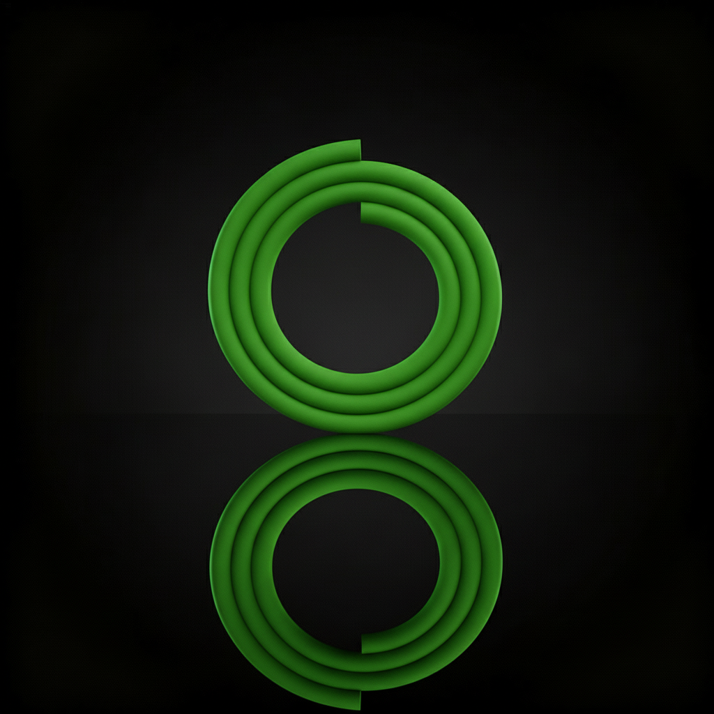 Silikonschlauch Grün