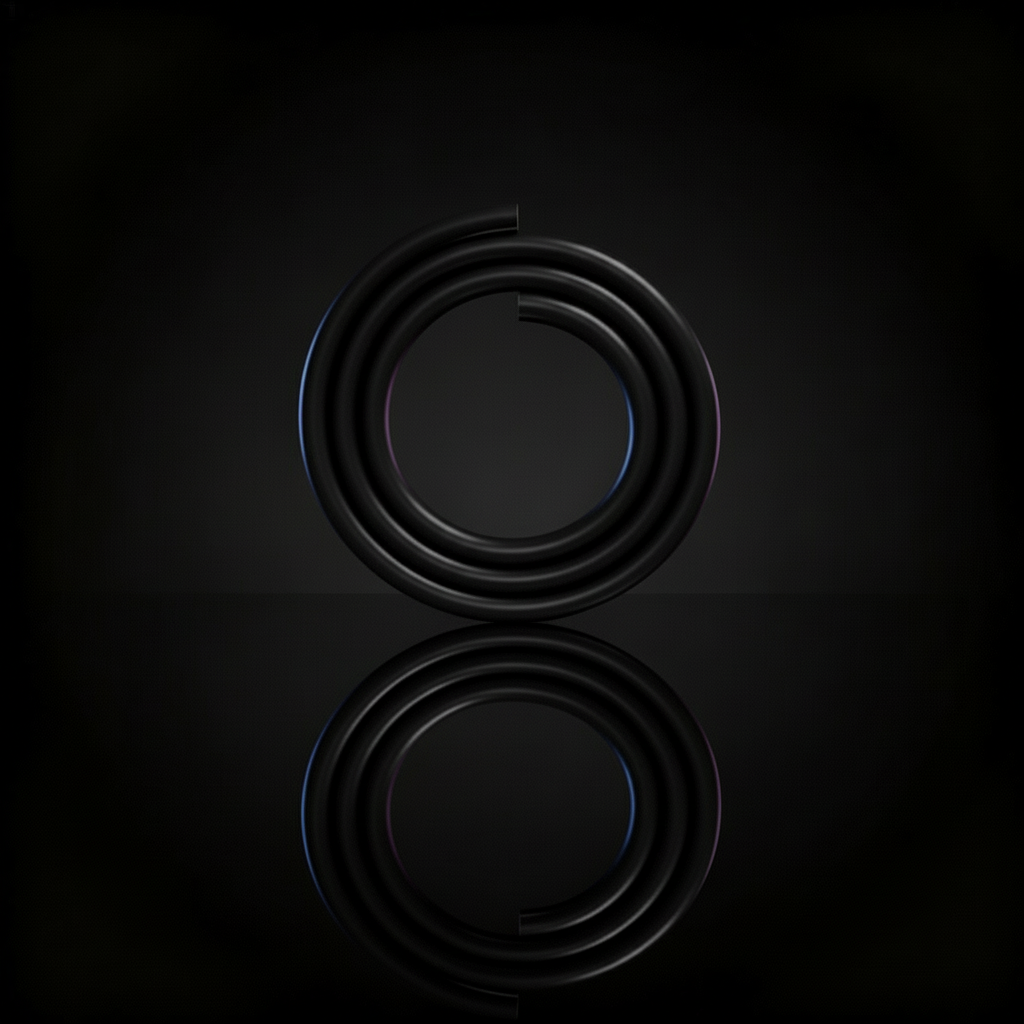 Silikonschlauch Schwarz