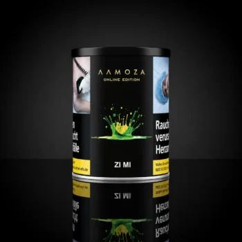 1 kg Dose mit der Aufschrift AAMOZA ZI MI