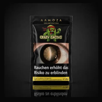 AAMOZA CRAZY Cactus Shisha Tabak 25 g Packung